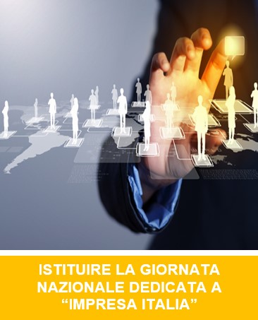 IRD Istituire la Giornata Nazionale Dedicata alla Impresa Italiana