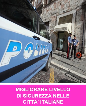 IRD Migliorare Livello di Sicurezza nelle Città Italiane